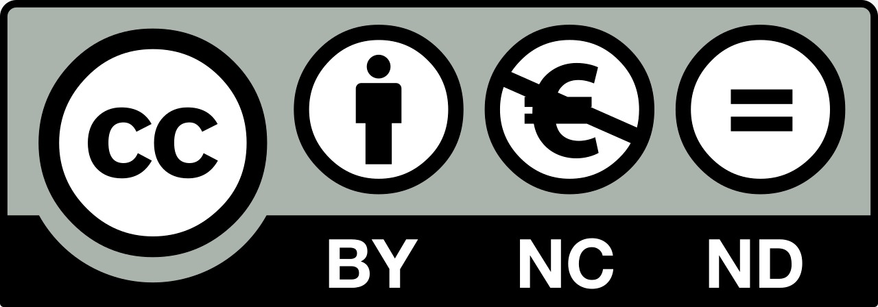 Licencia Creative Commons BY-NC-ND
